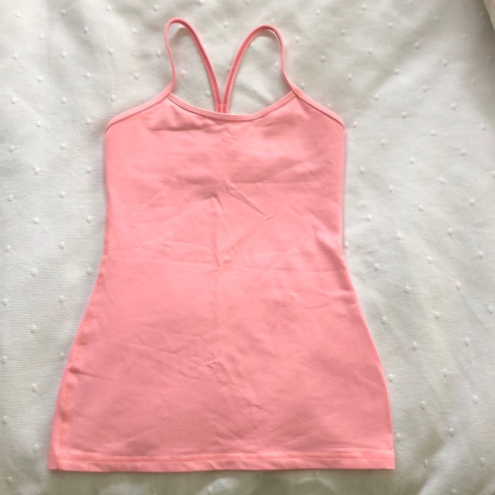 Lululemon Power Y Tank in Light Pink Size 4